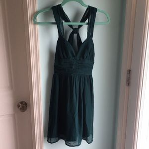 Emerald dress Urban Outfitters